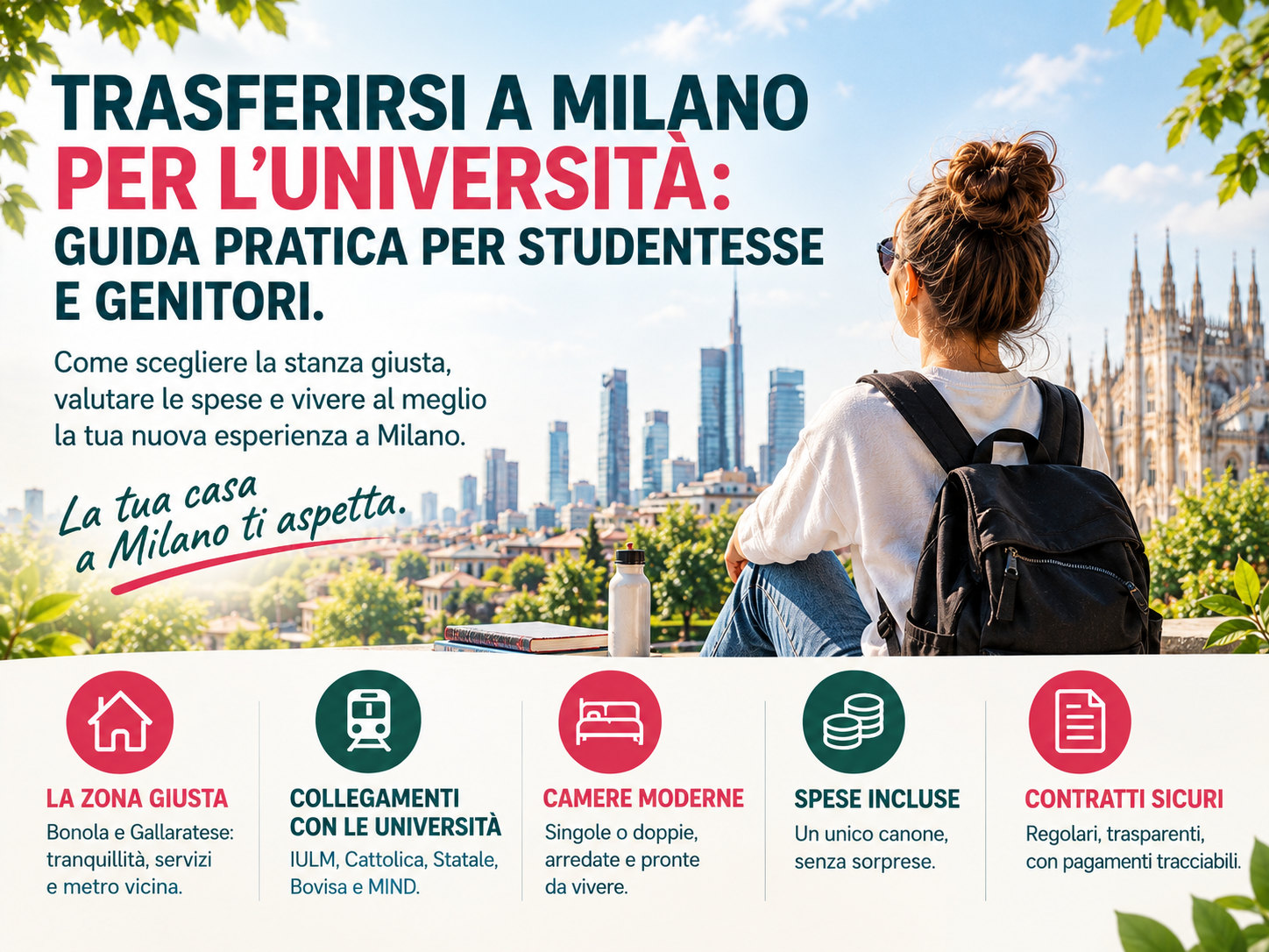 Trasferirsi a Milano per l'università: guida pratica per studentesse e genitori