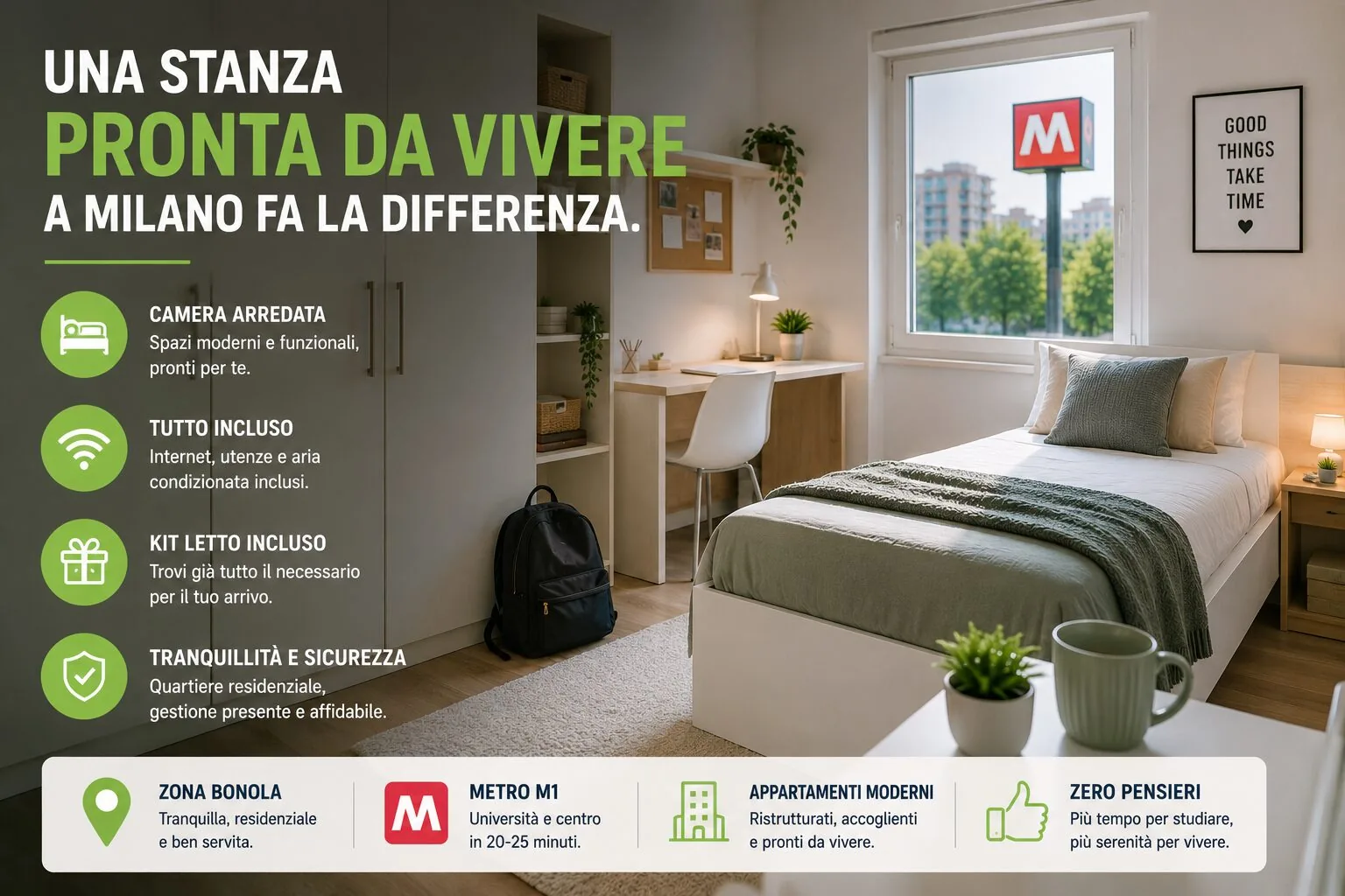 Perché scegliere una stanza già pronta da vivere a Milano può fare la differenza
